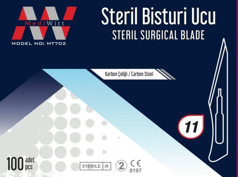 Bistüri No 11 (100 Adet)
